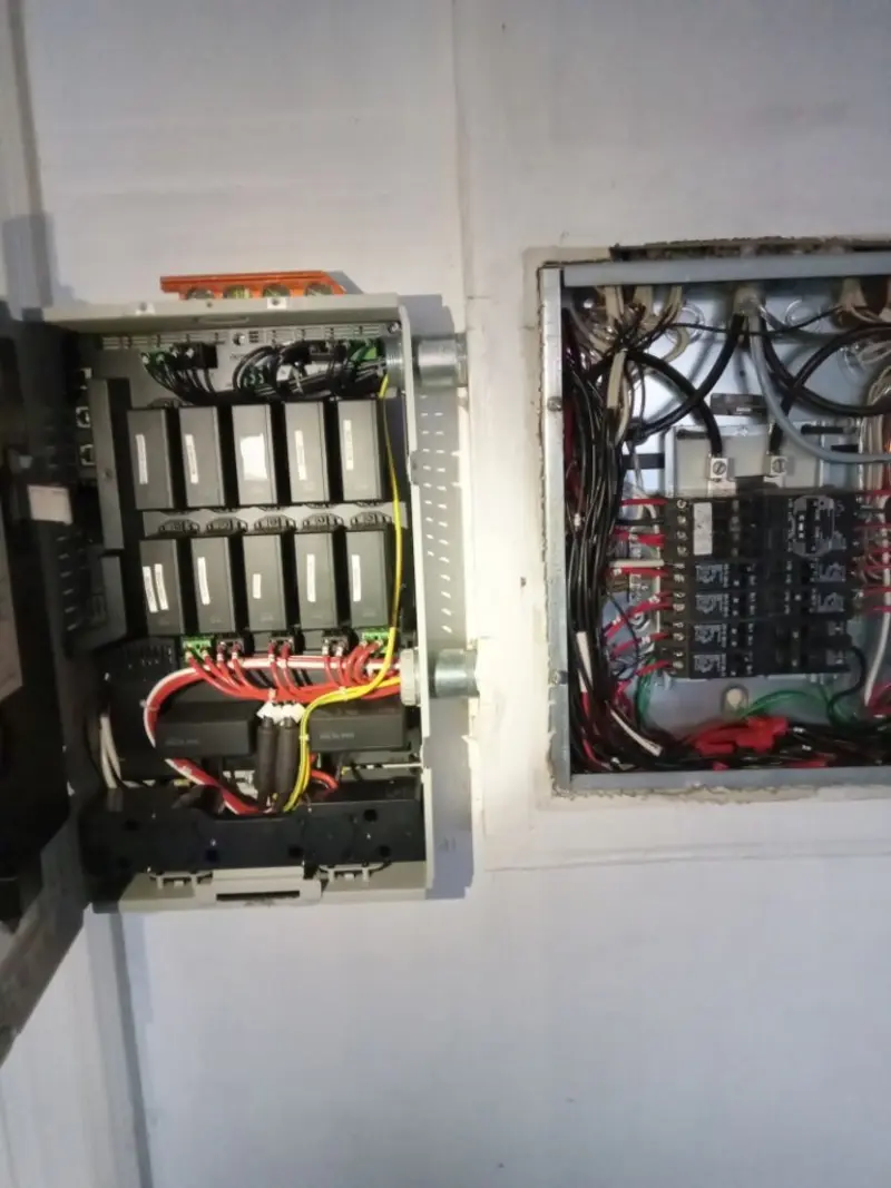 Electrical panel upgrade completed for Indoor Lighting Installation in Simpsonville